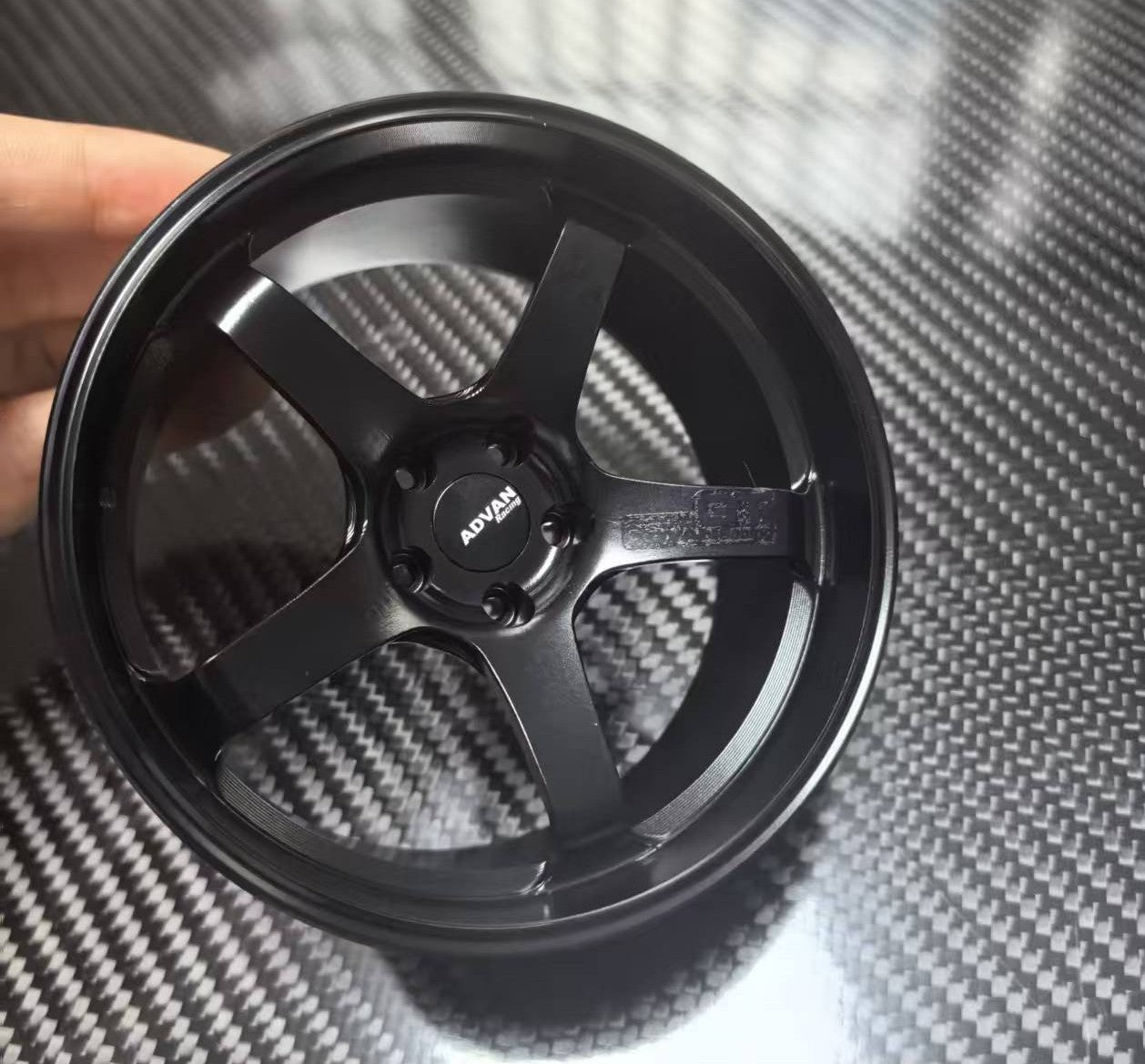 Advan GT Style 10cm Die-Cast Aluminium Mini Wheel Collectible