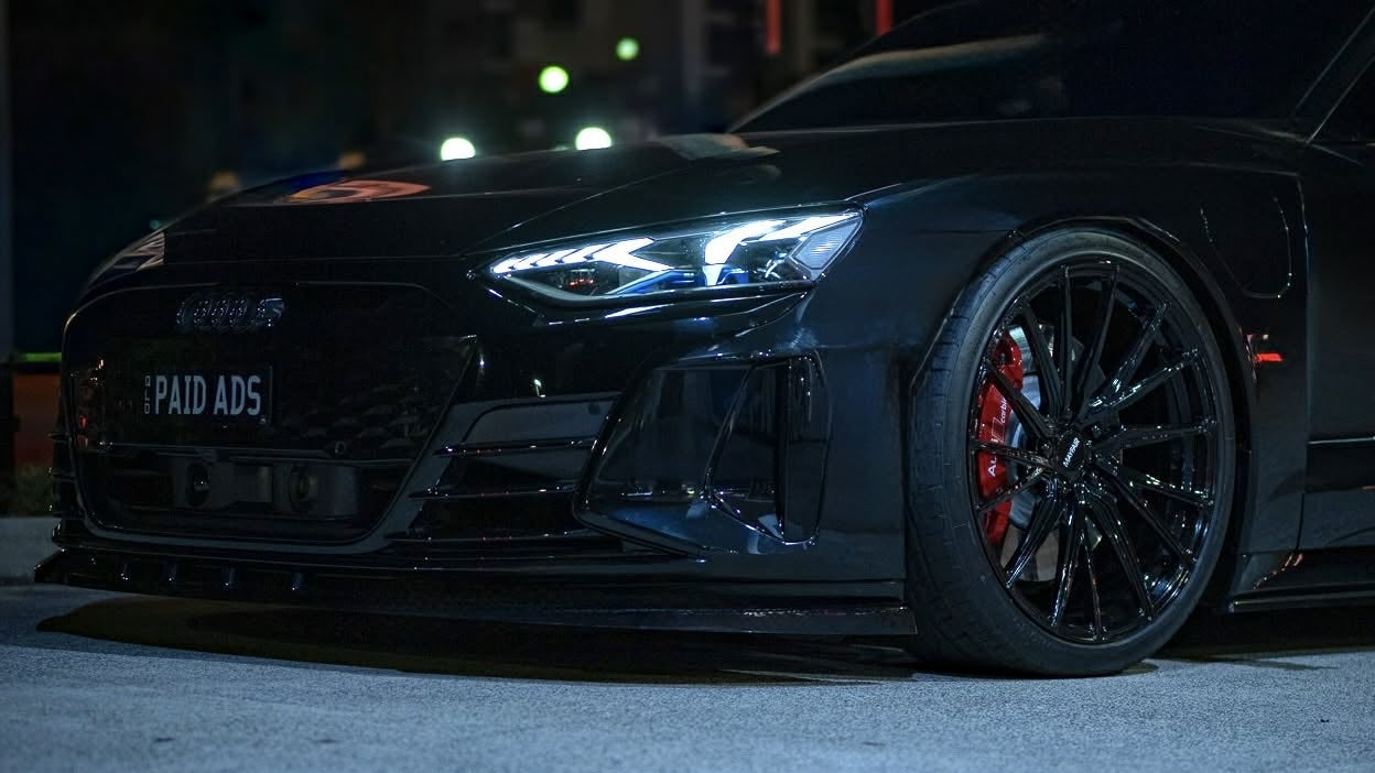 Custom forged WWC VX410R wheels from WheelWorkCustoms, showcasing their sleek, high-performance alloy design and finish.