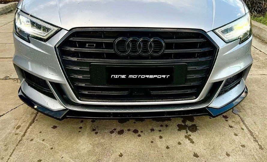 Audi A3/S3 (S3) Front Lip (17 - 20) - Nine Motorsport