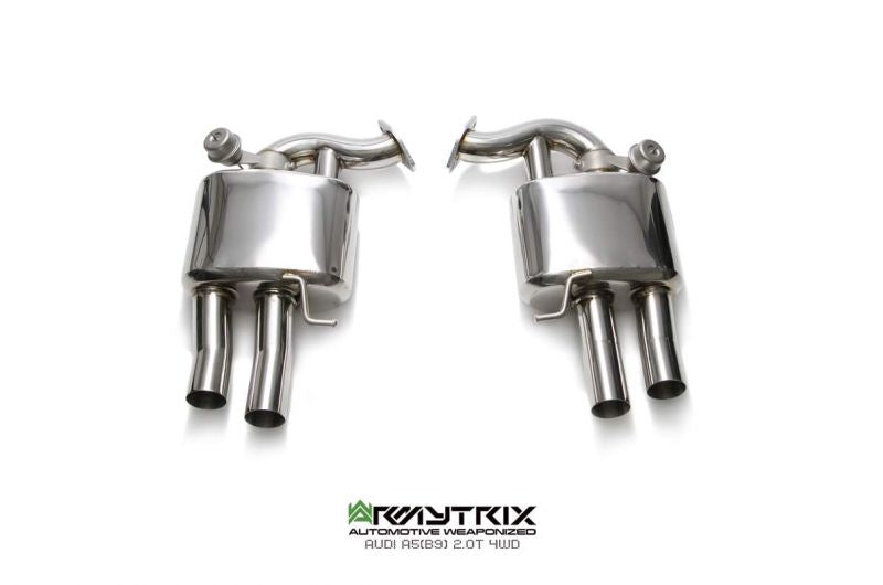 Armytrix Stainless Steel Valvetronic Cat Back Exhaust System Audi A5 B9 Coupe AWD 16+