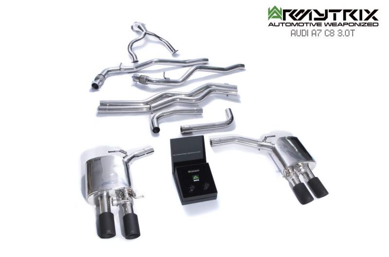 Armytrix Stainless Steel Valvetronic Cat Back Exhaust System Audi A6/A7 C8 Avant / Sportback 18+