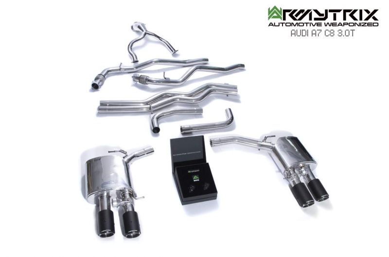 Armytrix Stainless Steel Valvetronic Cat Back Exhaust System Audi A6/A7 C8 Avant / Sportback 18+