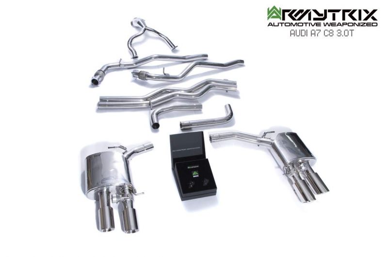 Armytrix Stainless Steel Valvetronic Cat Back Exhaust System Audi A6/A7 C8 Avant / Sportback 18+