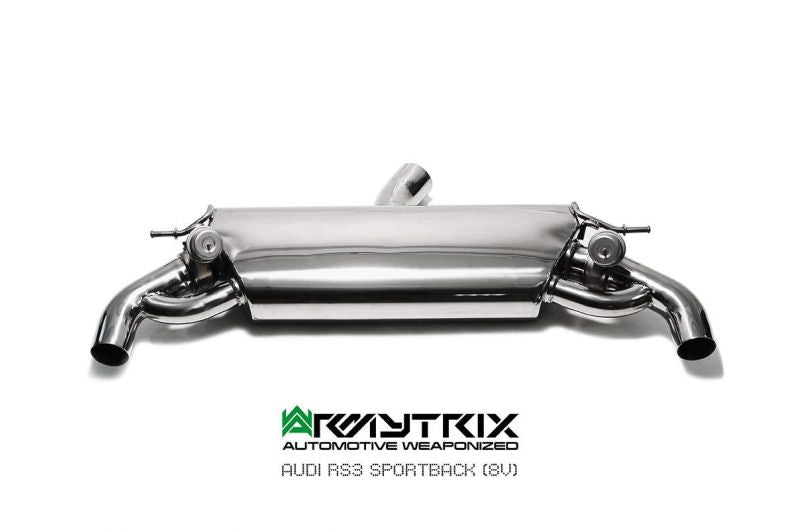 Armytrix Stainless Steel Valvetronic Cat Back Exhaust System Audi RS3 8V Sportback 15-20