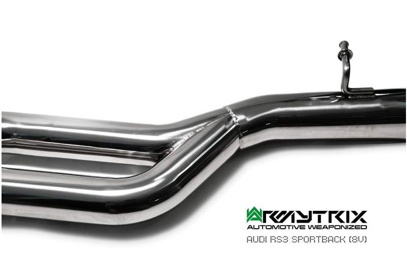 Armytrix Stainless Steel Valvetronic Cat Back Exhaust System Audi RS3 8V Sportback 15-20