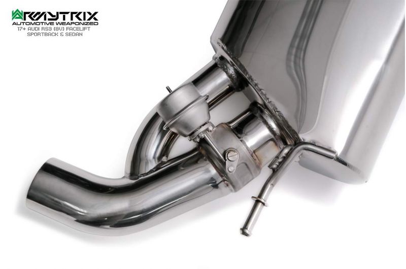 Armytrix Stainless Steel Valvetronic Cat Back Exhaust System Audi RS3 8V Sedan 17-20