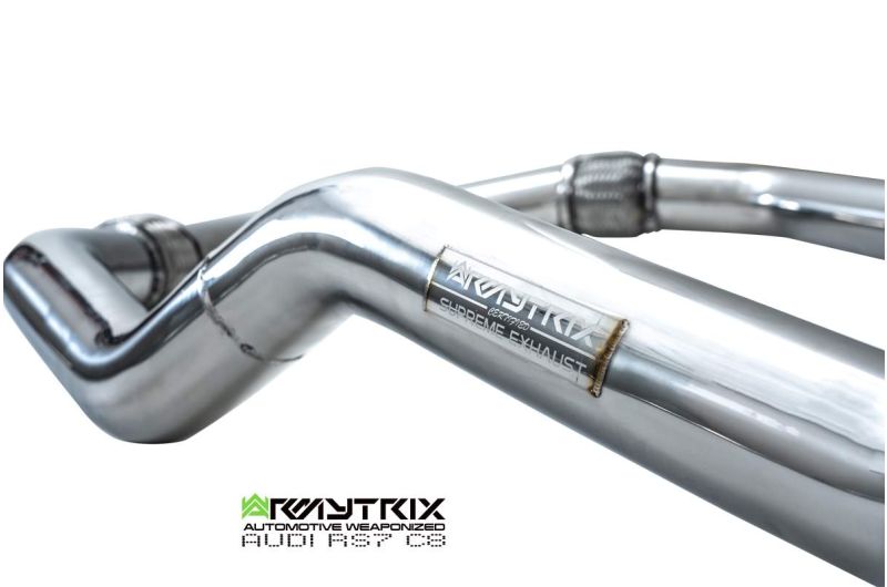 Armytrix Stainless Steel Valvetronic Cat Back Exhaust System Audi RS6/RS7 C8 19+