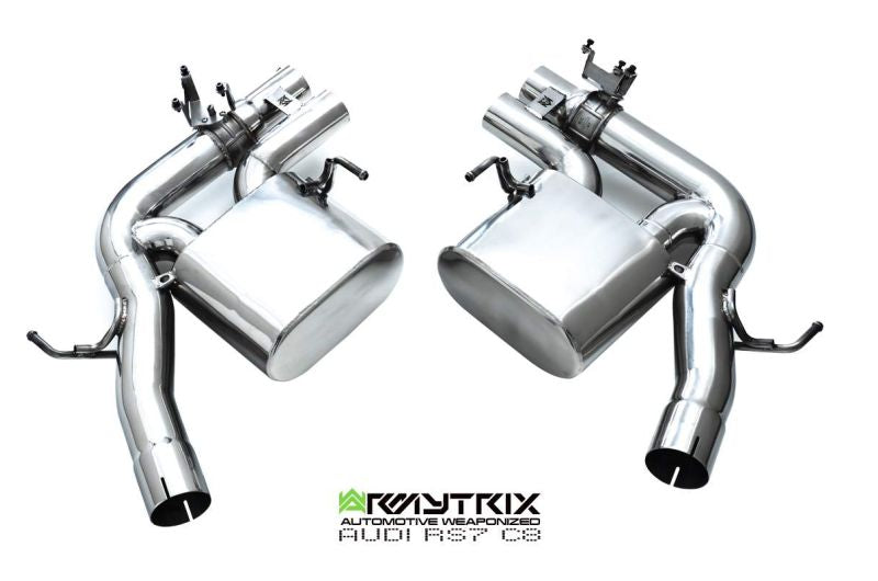 Armytrix Stainless Steel Valvetronic Cat Back Exhaust System Audi RS6/RS7 C8 19+
