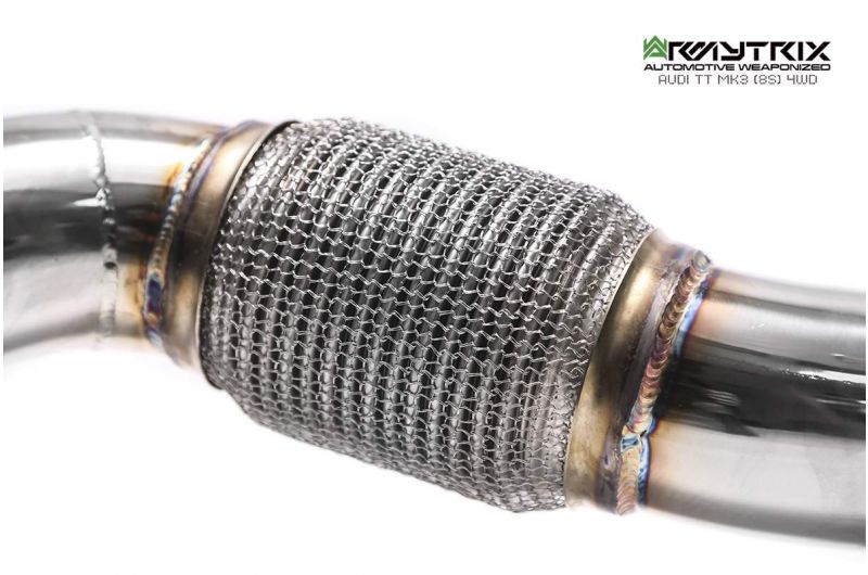 Armytrix Stainless Steel Valvetronic Cat Back Exhaust System Audi TT 8S AWD 14+