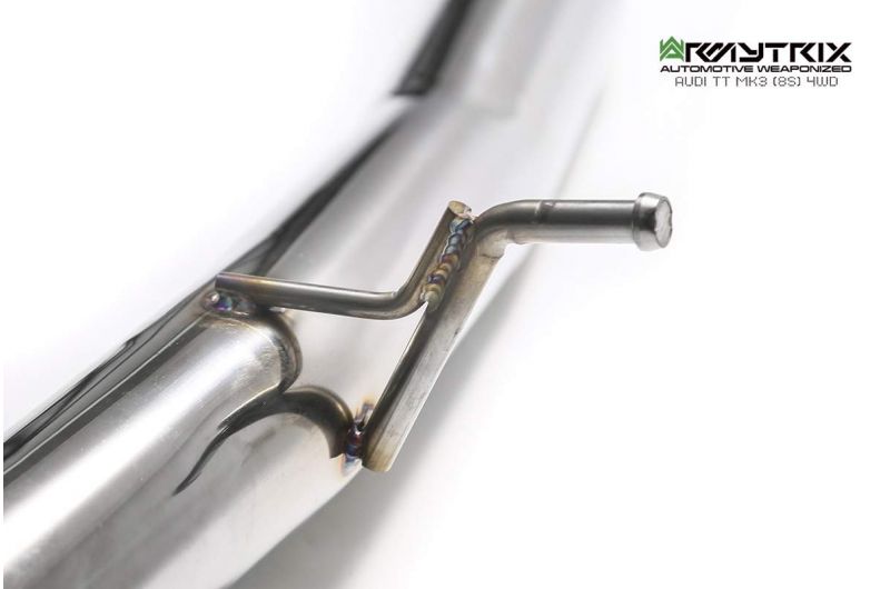 Armytrix Stainless Steel Valvetronic Cat Back Exhaust System Audi TT 8S AWD 14+