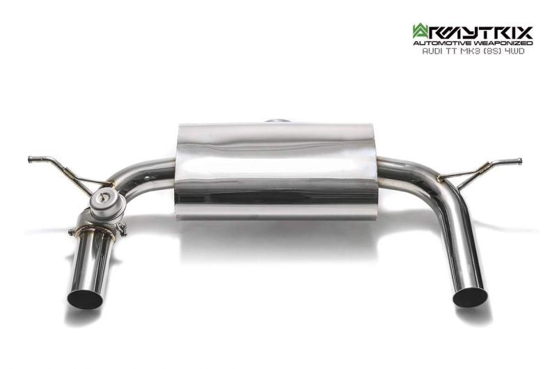 Armytrix Stainless Steel Valvetronic Cat Back Exhaust System Audi TT 8S AWD 14+