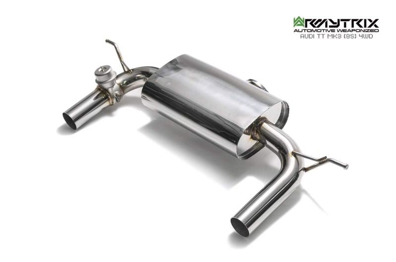 Armytrix Stainless Steel Valvetronic Cat Back Exhaust System Audi TT 8S AWD 14+