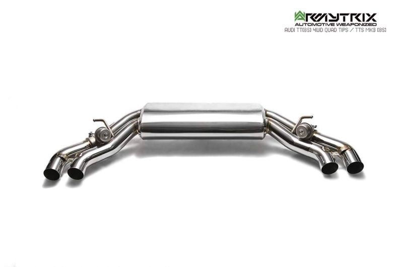 Armytrix Stainless Steel Valvetronic Cat Back Exhaust System Audi TTs 8S AWD 14+