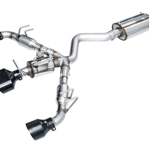 AWE Tuning 2023+ Toyota GR Corolla Touring Edition Exhaust - Diamond Black Tips