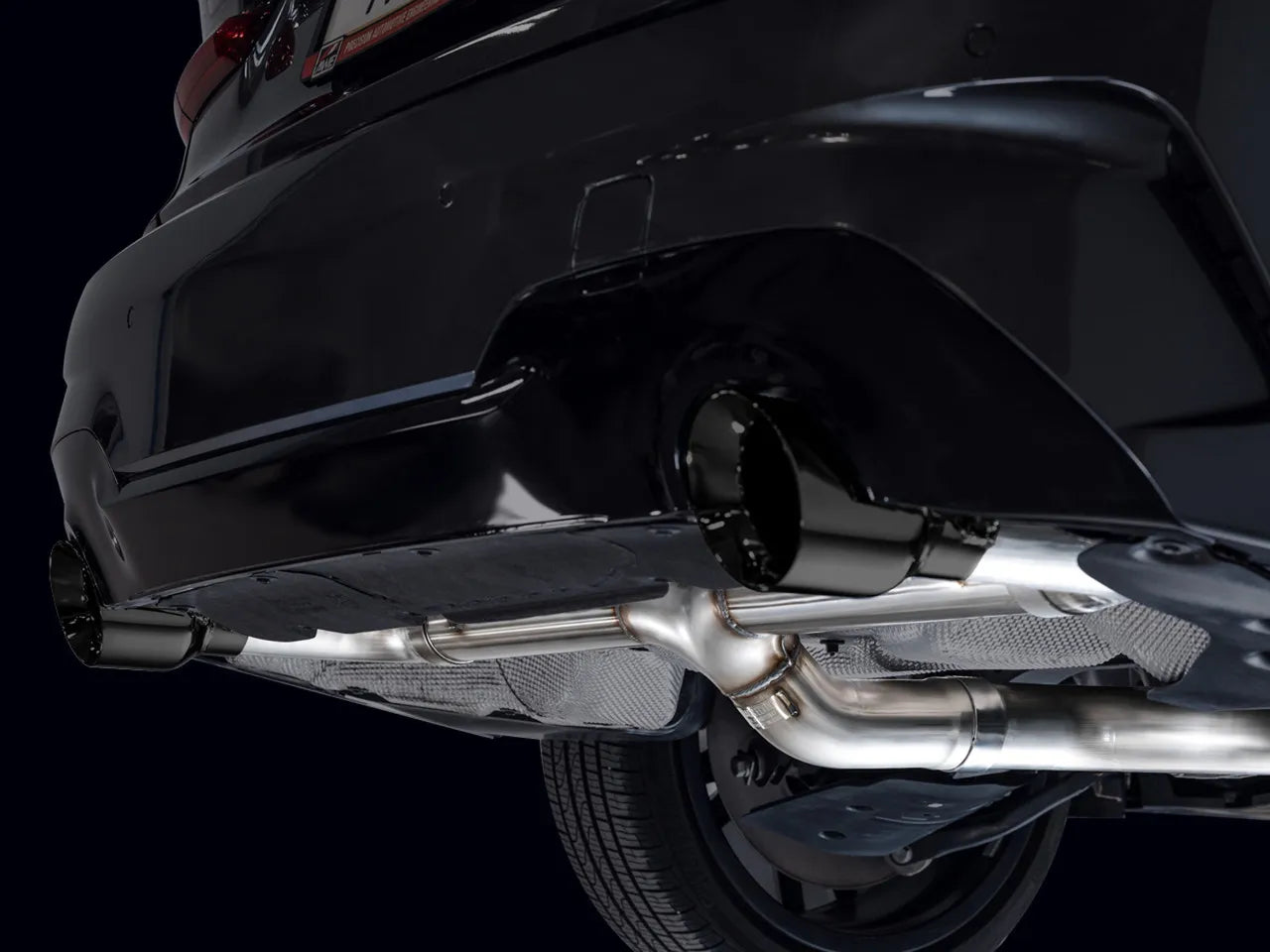 AWE 19-23 BMW 330i / 21-23 BMW 430i Base G2X Track Edition Axle Back Exhaust - Diamond