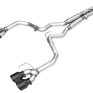 AWE 2024 Ford Mustang Dark Horse S650 RWD Track Edition Catback Exhaust w/ Quad Diamond Black Tips
