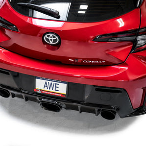 AWE Tuning 2023+ Toyota GR Corolla Track Edition Exhaust - Diamond Black Tips
