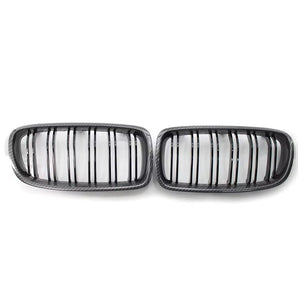 BMW 3/4 Series Carbon Style Front Grille - Nine Motorsport