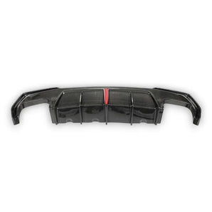 BMW 4 Series G22 G23 Carbon Fibre Rear Diffuser With Lamp (20 - 23) - Nine Motorsport