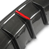 BMW 4 Series G22 G23 Carbon Fibre Rear Diffuser With Lamp (20 - 23) - Nine Motorsport