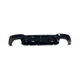 BMW 5 Series G30 Pre LCI Rear Diffuser Dual Exit (17 - 20) - Nine Motorsport