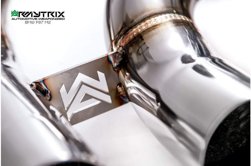 Armytrix Stainless Steel Valvetronic Cat Back Exhaust System BMW M2 Competition F87 19+