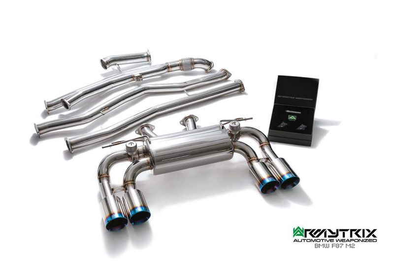 Armytrix Stainless Steel Valvetronic Cat Back Exhaust System BMW M2 Competition F87 19+