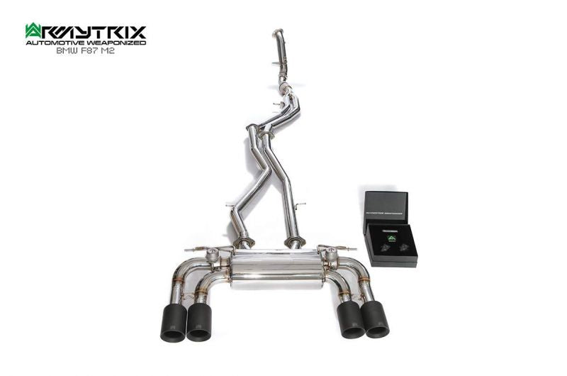 Armytrix Stainless Steel Valvetronic Cat Back Exhaust System BMW M2 Competition F87 19+