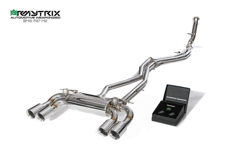 Armytrix Stainless Steel Valvetronic Cat Back Exhaust System BMW M2 Competition F87 19+