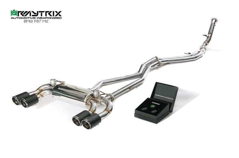 Armytrix Stainless Steel Valvetronic Cat Back Exhaust System BMW M2 Competition F87 19+