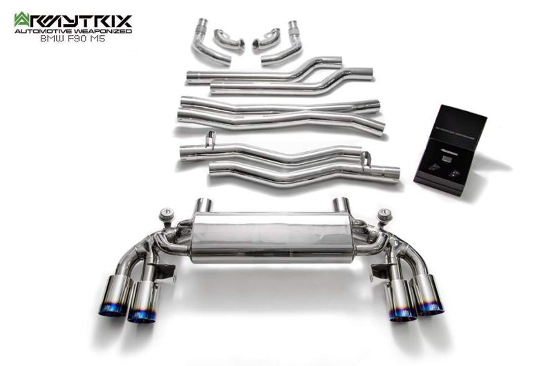 Armytrix Stainless Steel Valvetronic Cat Back Exhaust System BMW M5 F90 17+