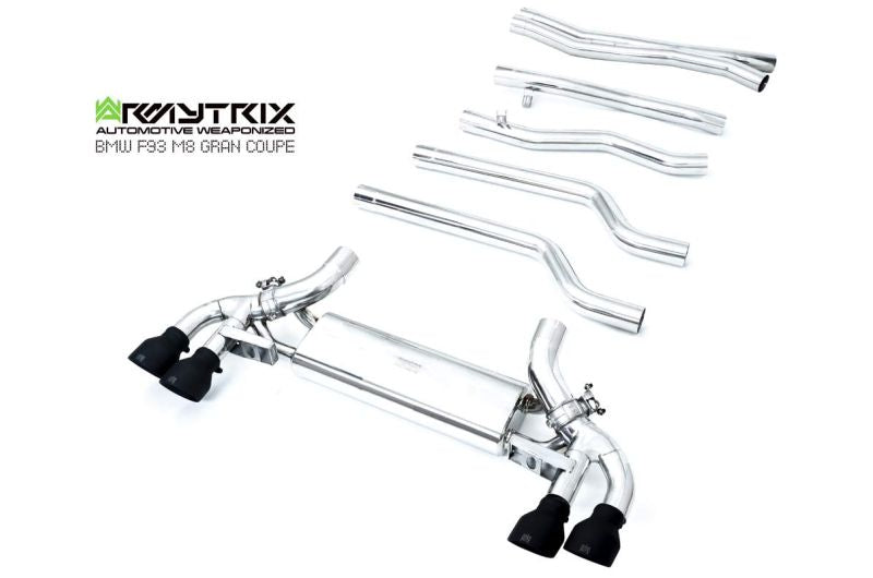 Armytrix Stainless Steel Valvetronic Cat Back Exhaust System BMW M8 F93 19+