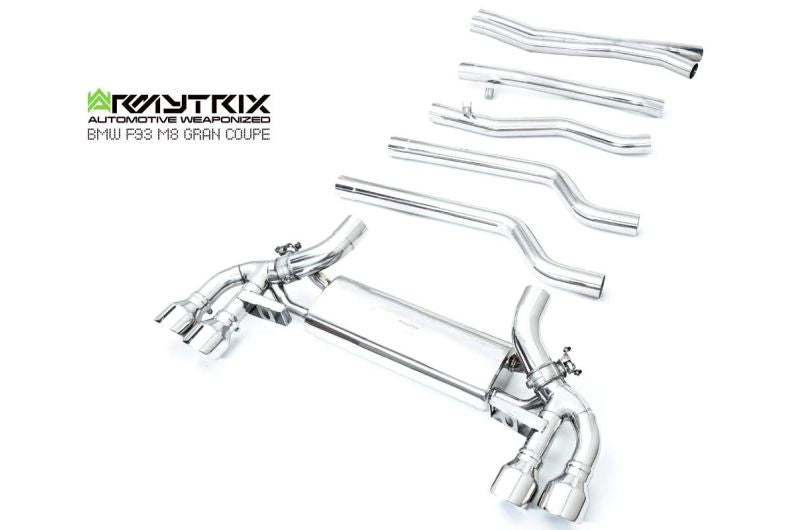 Armytrix Stainless Steel Valvetronic Cat Back Exhaust System BMW M8 F93 19+