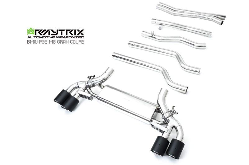 Armytrix Stainless Steel Valvetronic Cat Back Exhaust System BMW M8 F93 19+