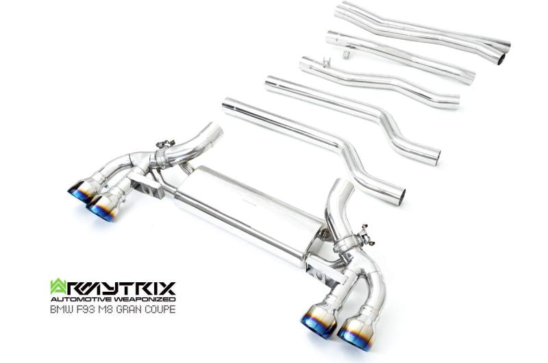 Armytrix Stainless Steel Valvetronic Cat Back Exhaust System BMW M8 F93 19+