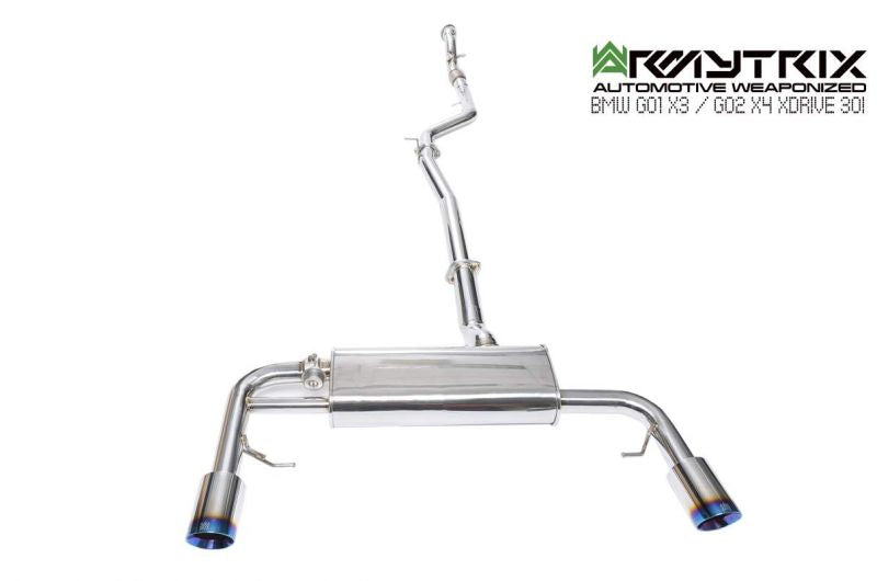 Armytrix Stainless Steel Valvetronic Cat Back Exhaust System BMW X3 G01/X4 G02 20i/30i 19+
