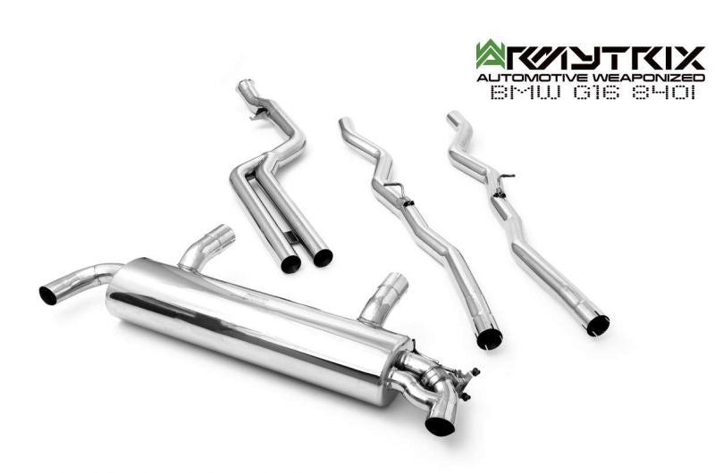 Armytrix Stainless Steel Valvetronic Cat Back Exhaust System BMW 840i Coupe/Cabriolet G14/G15 19+ inc. xDrive