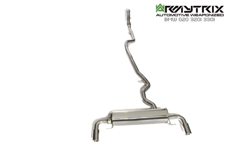 BMW G20 320/330 B48 Non-OPF (2019-present) valvetronic exhaust system