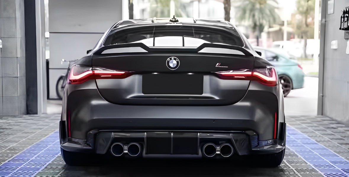 BMW G22 / G23 / G82 / G83 V Style Carbon Fibre Rear Spoiler - Nine Motorsport