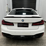 BMW G30 F90 M5 CS Style Carbon Fibre Rear Spoiler (17 - 24) - Nine Motorsport