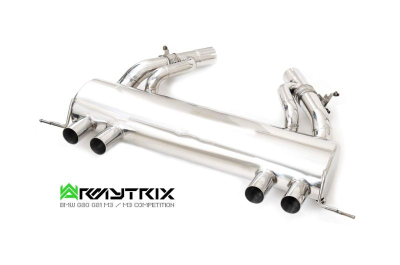 Armytrix Stainless Steel Valvetronic Cat Back Exhaust System BMW M3 G80/M4 G82 incl. Competition 20+