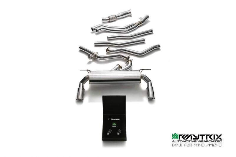 Armytrix Stainless Steel Valvetronic Cat Back Exhaust System BMW M140i F20/M240i F22 16-19