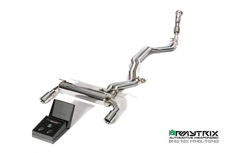 Armytrix Stainless Steel Valvetronic Cat Back Exhaust System BMW M140i F20/M240i F22 16-19