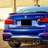 BMW M3 M Performance Style Carbon Fibre Rear Diffuser (14 - 18) - Nine Motorsport