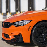 BMW M4 M Performance Style Carbon Fibre Front Lip (14 - 20) - Nine Motorsport