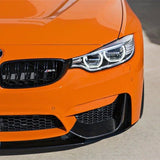 BMW M4 M Performance Style Carbon Fibre Front Lip (14 - 20) - Nine Motorsport