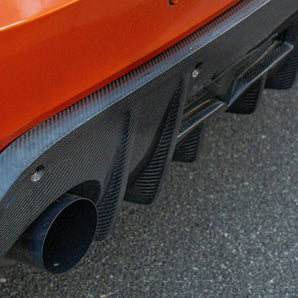 Carbon Fibre Rear Diffuser for Toyota 86 ZN6 Subaru BRZ - Nine Motorsport