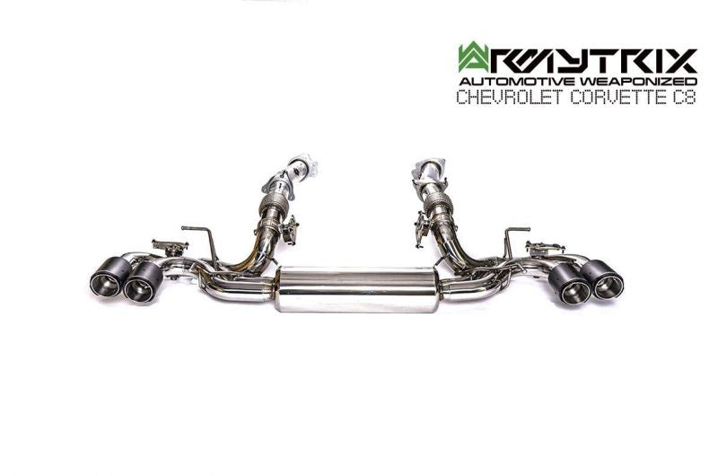 Armytrix Stainless Steel Valvetronic Cat Back Exhaust System Chevrolet Corvette Stingray C8 20+