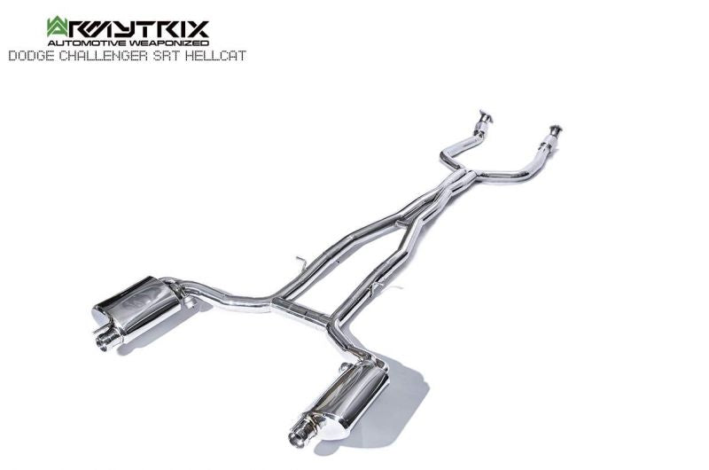 Armytrix Stainless Steel Valvetronic Cat Back Exhaust System Dodge Challenger SRT Hellcat/Redeye Demon 15+