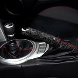 Dry Carbon Fibre Handbrake Cover for Toyota 86 ZN6 Subaru BRZ - Nine Motorsport